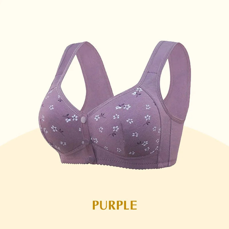 (Pack Of 3) New Anti Sagging Front Open Cooling Cotton Bra