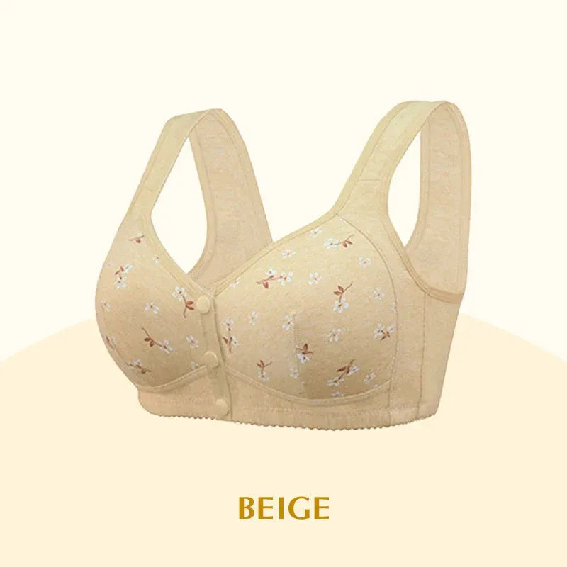 (Pack of 3) New Anti Sagging Front Open Cooling Cotton Bra